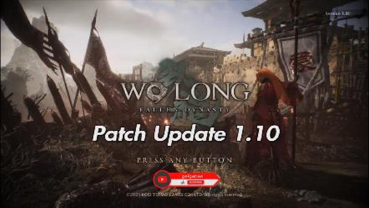 Wo Long Update Patch 1.10 - YouTube