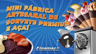 Mini Fábrica Para Sorvetes, Gelatos e Açaí - Finamac™