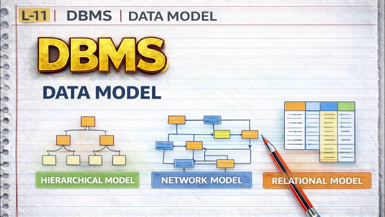 L-11 | DBMS | DATA MODEL | - YouTube