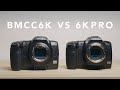 Bmcc6k vs bmpcc 6k pro  comparison between the new blackmagic cinema camera 6k and 6k pro