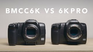 BMCC6K VS BMPCC 6K PRO | Comparison between the new Blackmagic Cinema Camera 6K and 6K Pro