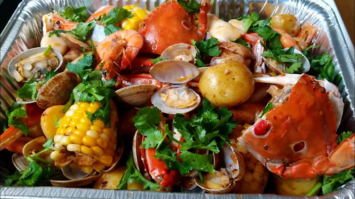 SEAFOOD BOIL IN SPRITE(SIMPLIEST&INEXPENSIVE)/MUKBANG