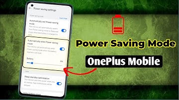 How To Enable Power Saving Mode in your OnePlus Mobile | OxygenOS 15