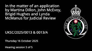 In the matter of an application by Dillon, McEvoy, Hughes and McManus for Judicial Review