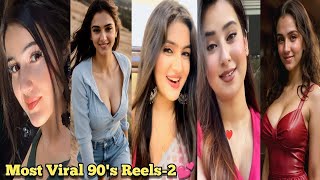 Most Viral 90&#39;s Reels Video-2❤️|Beautiful Girl&#39;s 90&#39;s Song Tiktok|Romantic 90&#39;s Song|Superhits 90s