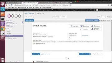 Add Functionality of Applicant in HR Recruitment Website | Odoo Apps Features #odoo #hrmodule