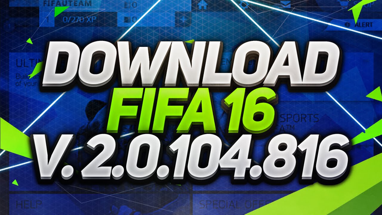DOWNLOAD FIFA 16 ANDROID v.2.0.104816 (2ND UPDATE) APK & DATA