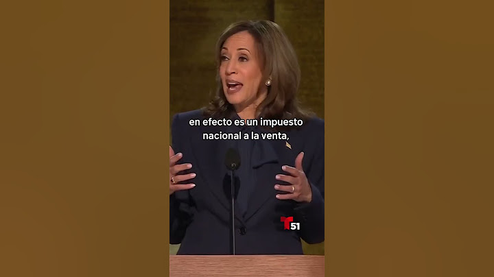 Kamala Harris declara que Trump aumentará impuestos a la clase media