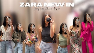 ZARA NEW IN | SHOP WITH ME | ZARA TRY ON HAUL | SPRING 2023