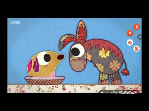 Patchwork donkey smiles for the first time (patchwork pals)