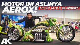 GOKIL! Matic Aerox Di Custom Jadi CHOPPER! #AtenxKatros