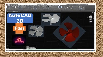 AutoCAD - 3D Fan modeling tutorial