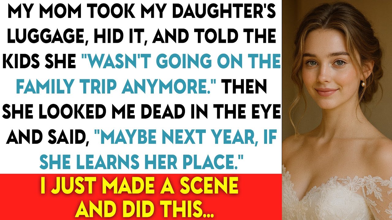 My Mom Took My Daughter’s Luggage, Hid It, And Told The Kids She “Wasn’t Going On The Family Trip...