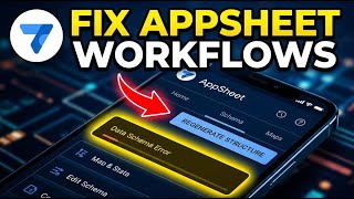 How to restore AppSheet apps after schema changes break workflows - Full Guide