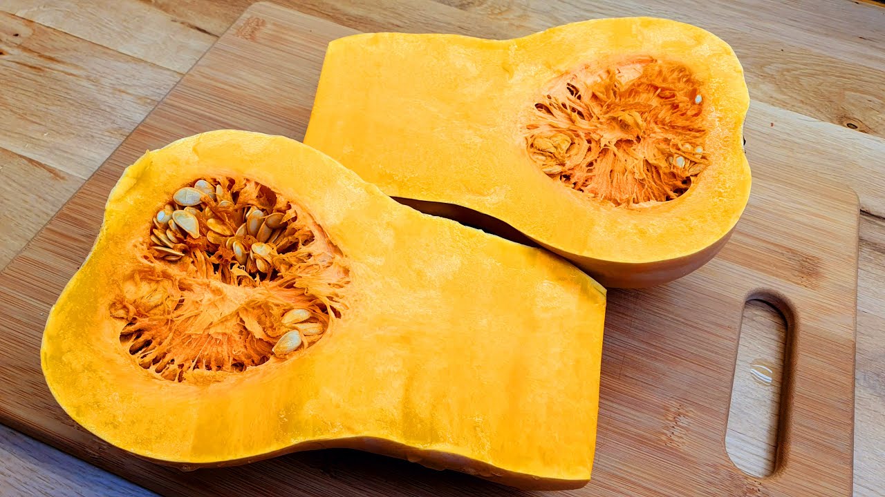 3 schnelle Kürbisrezepte: Kürbiskuchen, gebratener Kürbis in saurer Sahne & Kürbispfannkuchen