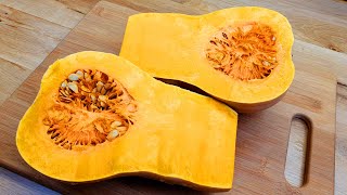 3 schnelle Kürbisrezepte  Kürbiskuchen, gebratener Kürbis in saurer Sahne, Kürbispfannkuchen #142