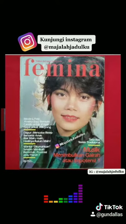 Majalah Majalah Jadul FEMINA era tahun 80'an
