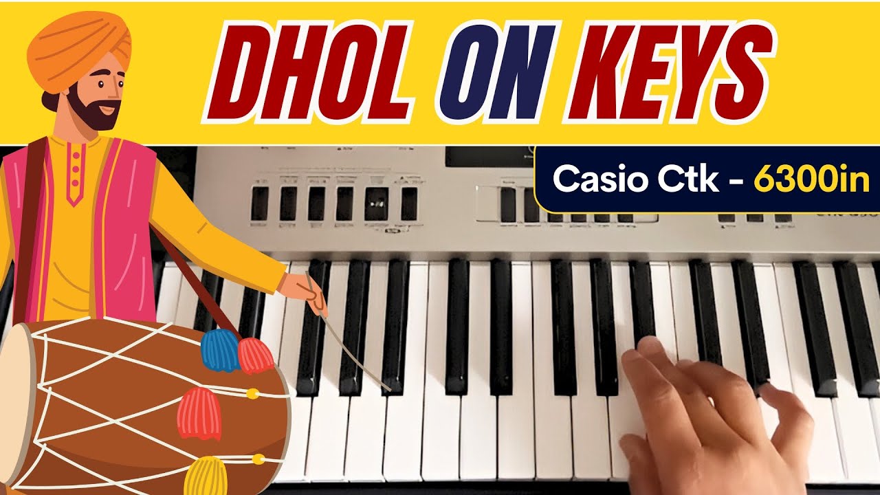 Punjabi Dhol On Keyboard | Bhangra Pattern - YouTube