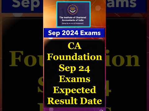 CA Foundation Sep