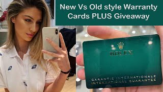 Old vs New ROLEX WARRANTY CARDS - important is the difference PLUS exclusive GIVEAWAY - YouTube