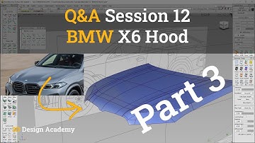 Autodesk Alias Tutorials I Q&A 12 - BMW X6 Hood 3