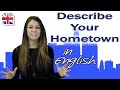 Talking about your hometown  spoken english lesson