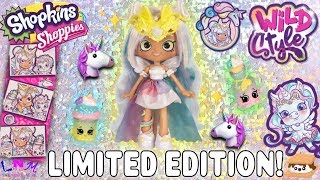 Unboxing Shopkins Season 9 Wild Style Limited Edition Mystabella Unicorn Tribe Shoppie Doll Review