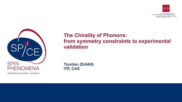 Talks -  Chiral Phonons 2025 - Tiantian ZHANG, ITP, CAS