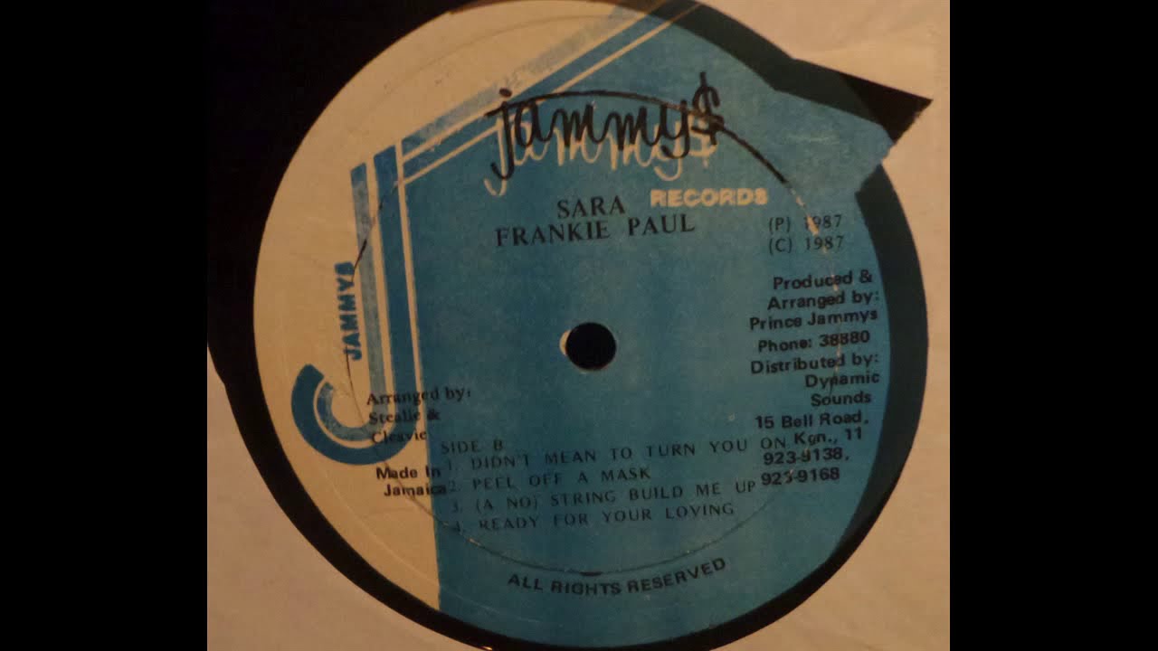希少レコード！！FRANKIE PAUL / CAROLINE