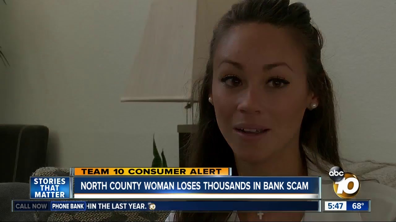 North County woman loses thousands in bank scam - YouTube