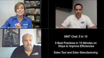 MMT Chats: 5 in 5 with Eden Tool Company and Eden Manufacturing