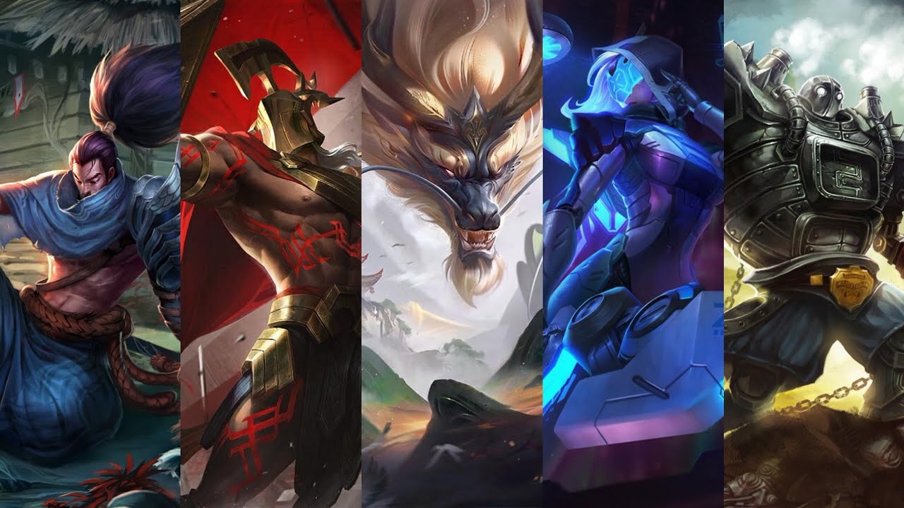 LMHT Summoner Rift (Demacia): Yasuo, Pantheon, Aurelion Sol, Ashe, Blitzcrank - 116