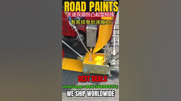 Thermoplastic Road Marking Paint White and Yellow Color