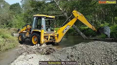 JCB 3DX Backhoe Loader | TLB JCB vs Tree Root | JCB Digger Power Test | JCB Working Video