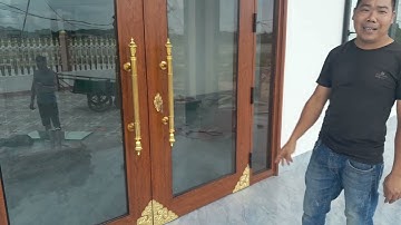 cửa nhôm pma hệ xinfa bản 18 cm kết hợp khuân phào kép