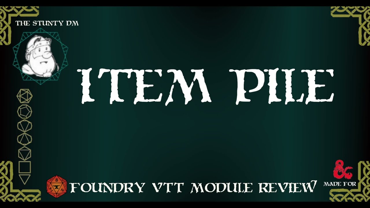 Item Piles - Trading Edition was just released! : r/FoundryVTT