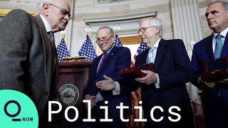 Police Snub McConnell, McCarthy at Jan. 6 Congressional Medal Ceremony