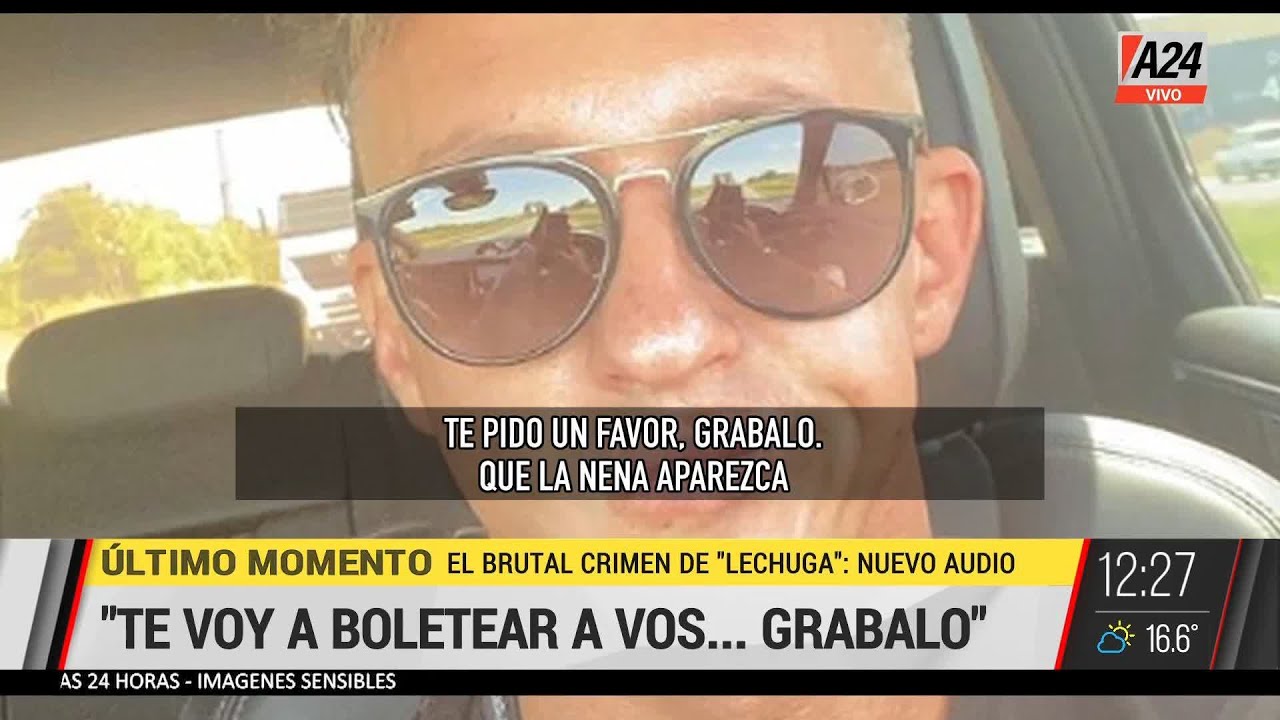 🔴 Un nuevo audio en el crimen de 