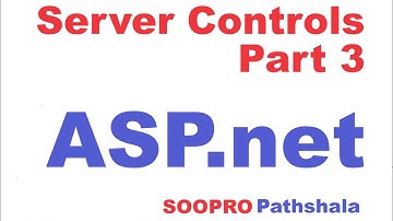 Server Controls part 3 | ASP.NET