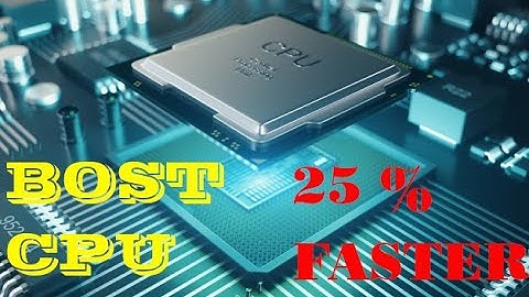 HowTo Boost Processor CPU speed in windows 10 for free 3 tips 2021