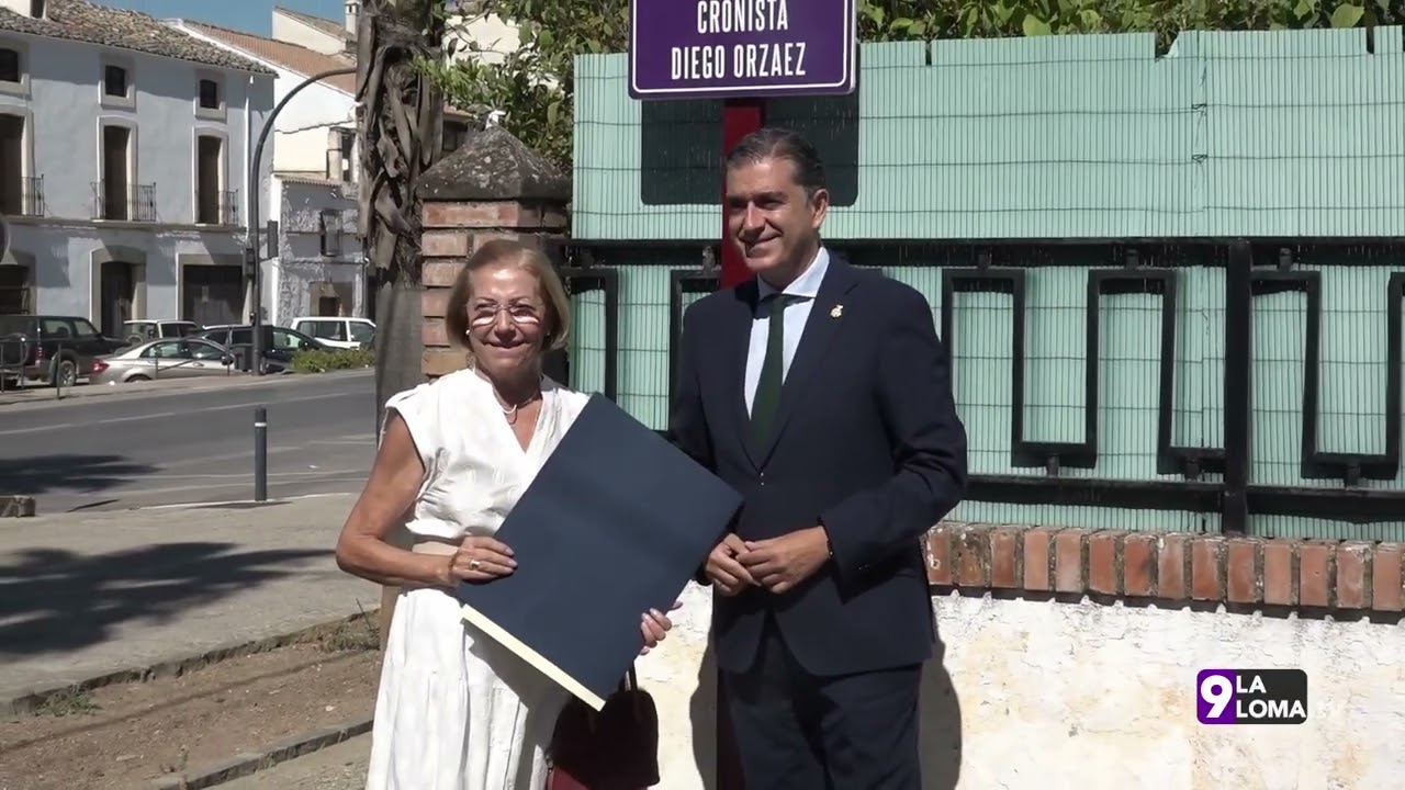 Eventos · Inauguración de la calle Cronista Diego Orzáez en Baeza 1 Eventos · Inauguración de la calle Cronista Diego Orzáez en Baeza
