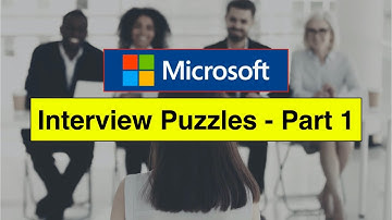 Microsoft Interview Puzzles - Part 1