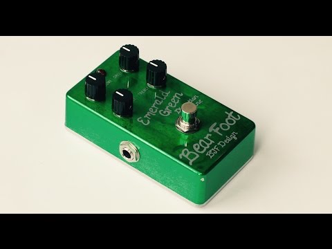 ギター BearFoot / Ever Green Compressor Bearfoot FX Pale Green and Ever Green Compressors, demo by