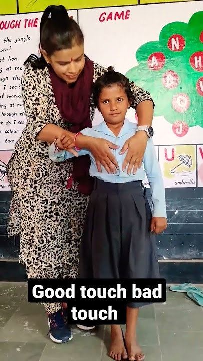 good touch bad touch #school #education #playandlearn #activities #govtschool #goodtouchbadtouch