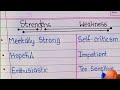 What Are Your Strengths And Weaknesses | Job Interview Questions And Answers | Job Interview |