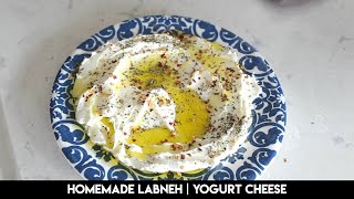 HOMEMADE LABNEH | YOGURT CHEESE