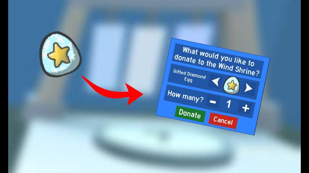 Donating Gifted Diamond Egg To The Wind Shrine Roblox Bee Swarm Simulator - secret diamond egg location getting the riley guard bee roblox bee swarm simulator