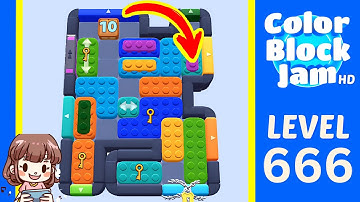 Color Block Jam Level 666 Solution Walkthrough