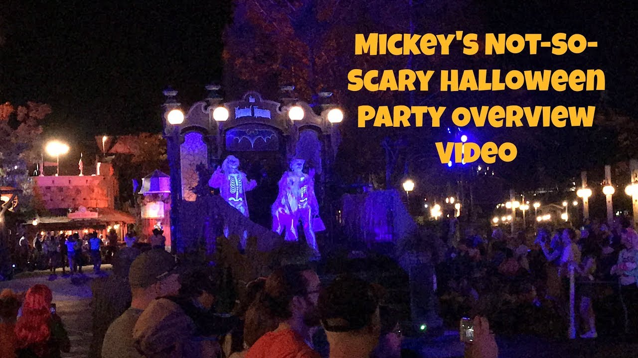 mickeys not so scary halloween party overview walt disney world