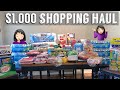 $1,000 GROCERY HAUL || BIGGEST HAUL ON MY CHANNEL || NOVEMBER 2020 ||